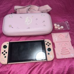 PINK SAILOR MOON NINTENDO SWITCH CASE KIT