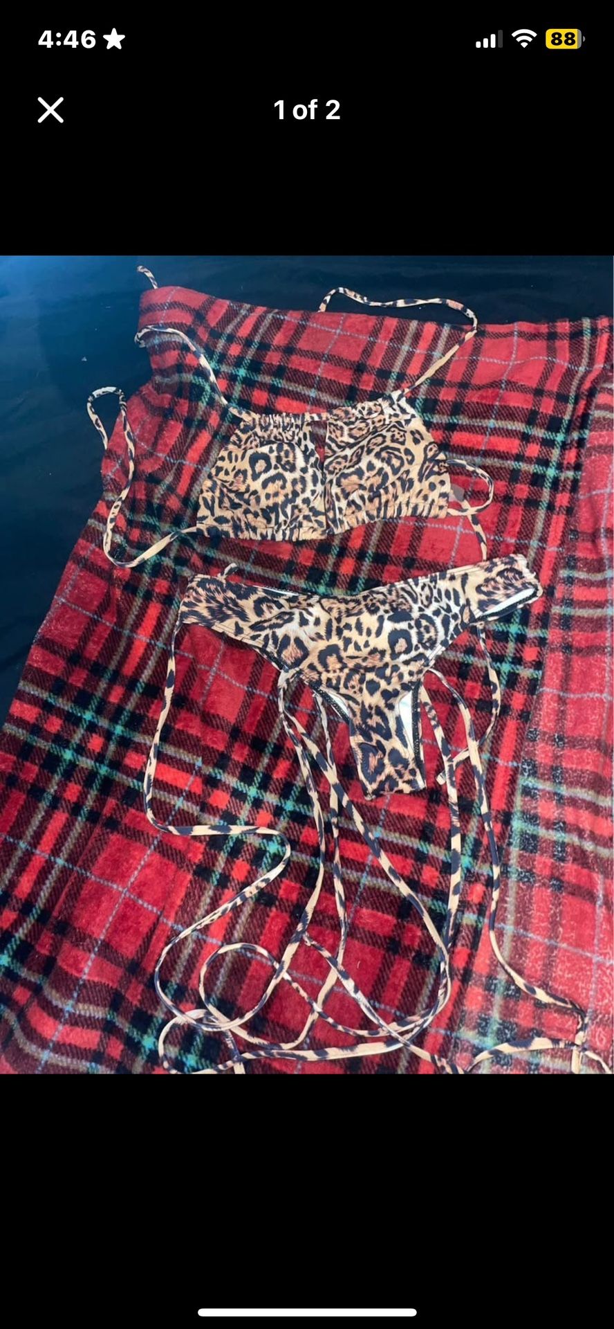 Cheetah Print Bikini