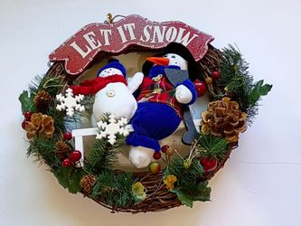 Vintage 13" Christmas Wreath