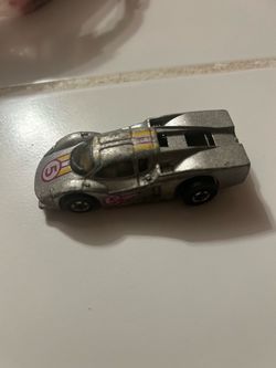HEROES ON HOTWHEELS, RARE Metallic Silver GT RACER 1988