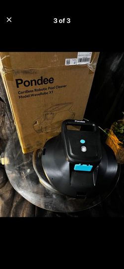 New Pondee WaveRobo X1 Cordless Robotic Pool Cleaner (Complete Set