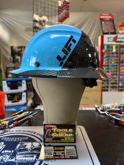LIFT Blue & Black Full Brim Safety Hard Hat