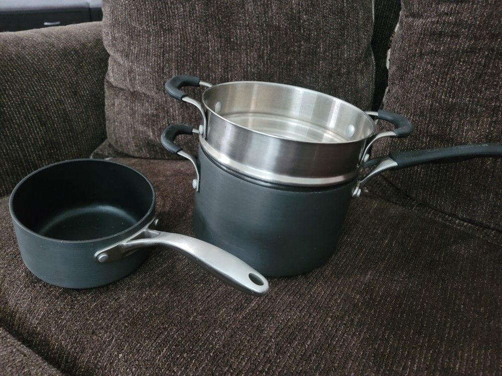 Misc Pots With Steamer Basket