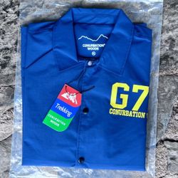 Conurbation Men's Cycling Running Rain Jacket Lightweight Waterproof Biking Hiking Windbreaker Raincoat with Collar