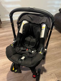 Doona Car Seat & Stroller, Nitro Black - All-in-One Travel System