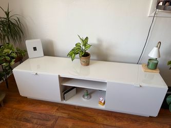 IKEA white TV stand