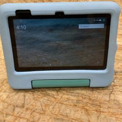 Amazon Fire 7 Kids Tablet — Blue Case + Charger — Great Condition 