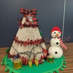 Light Up Snowman Christmas Tree