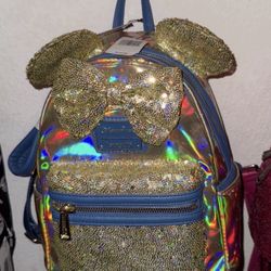 New With Tags Gold Loungfly 