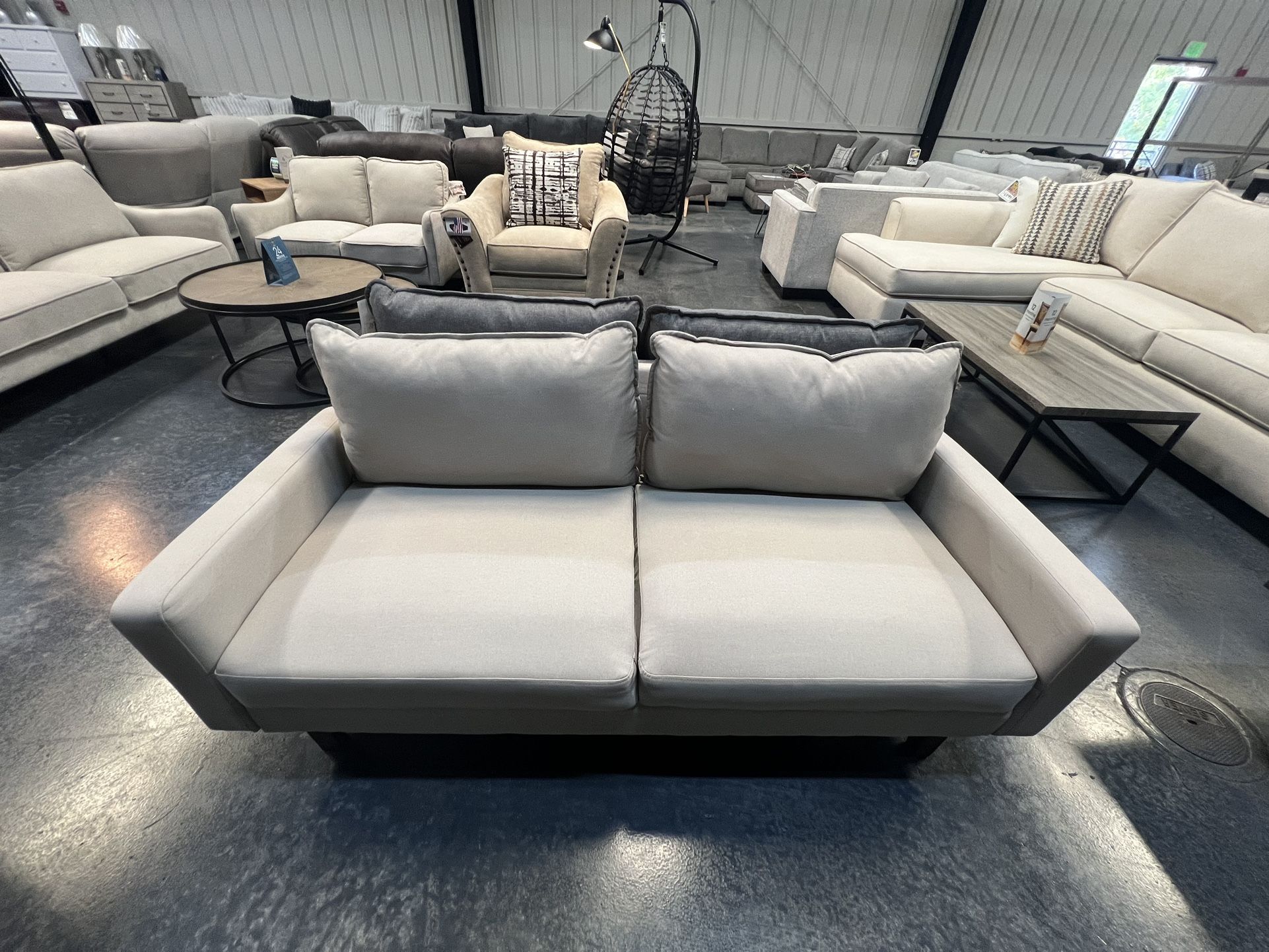 Gray & Beige Sofa