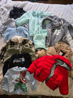 Assorted Kids' Jackets and Sweaters