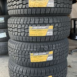 LT285/70R17 All-Terrain 10PLY With 60,000 Miles Warranty 