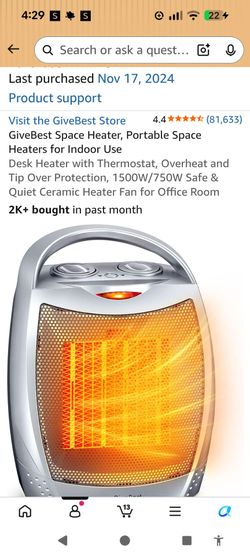 Small heater