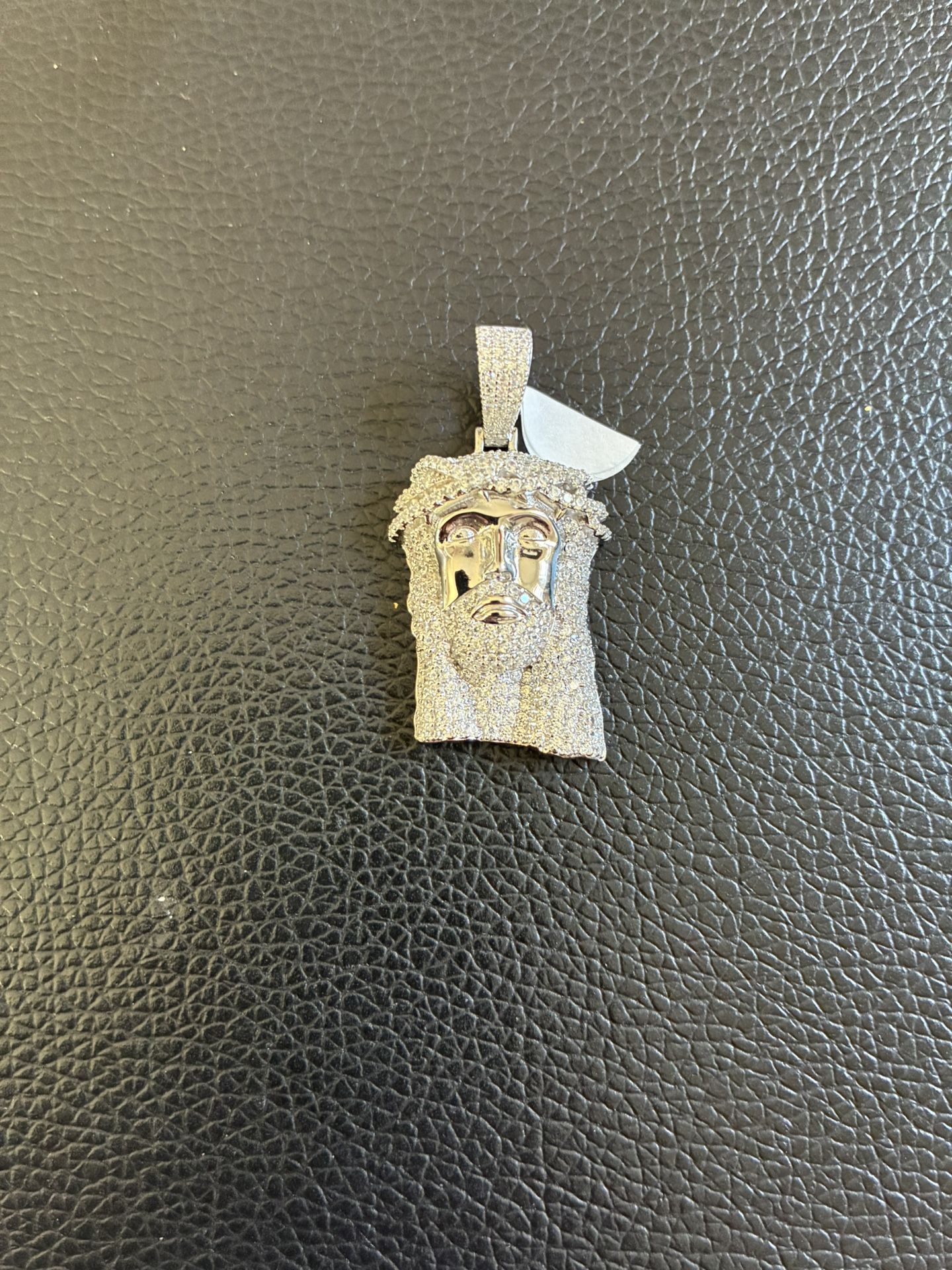 925 Sterling Silver Jesus Pendant 