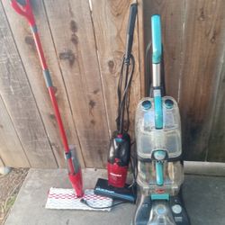 Electric Mop Vacuum And Hoover Carpet Cleaner 