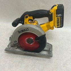 Dewalt, Dc S391 6 1/2 Inch Saw With One 5AH battery