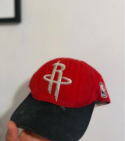 Houston Rockets Hat Cap Snapback Red NBA Basketball Adjustable Mitchell & Ness