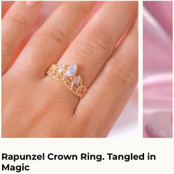 Rapunzel Crown ring 