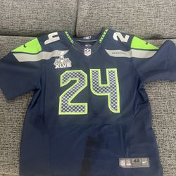 Marshawn Lynch Super Bowl Stitched Jersey 