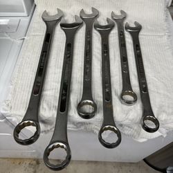 (6 piece) DURACRAFT LARGE SAE COMBINATION WRENCH SET