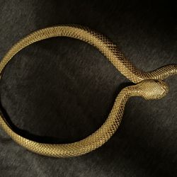 Snake Statement Jewelry Necklace Bracelet Earrings 