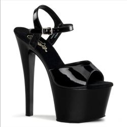 Pleaser stilettos black size 6 -10