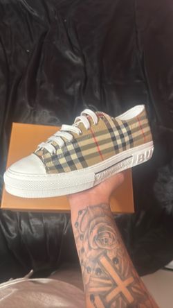 Burberry Vintage Check Cotton Sneakers
