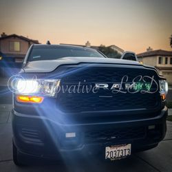 H7 LED Light Bulbs, 8000LM Per Set 6500K LED Light Bulbs with Fan & EMC, Halogen Headlight Bulb Replacement, Pack of 2 