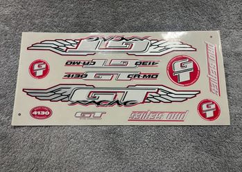 Old School GT BMX Decals / Stickers As Is