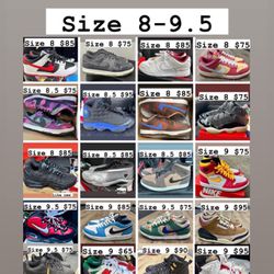 Jordan’s Nikes New Balance And More Size 8-9.5