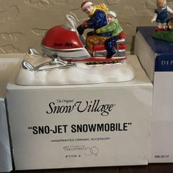 Department 56 Sno-Jet Snowmobile 