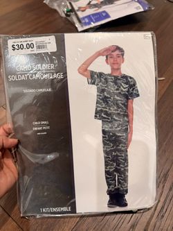 Soldier costume for boys 4/6