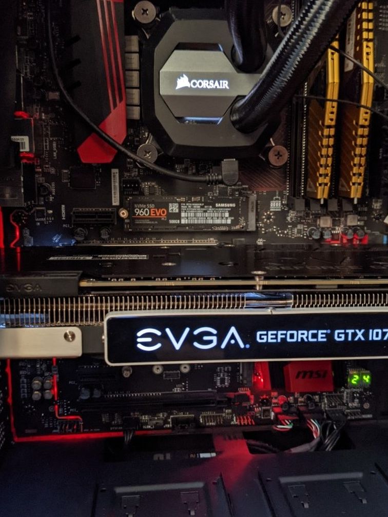 GAMING PC w/ EVGA GTX 1070 + m.2 NVMe