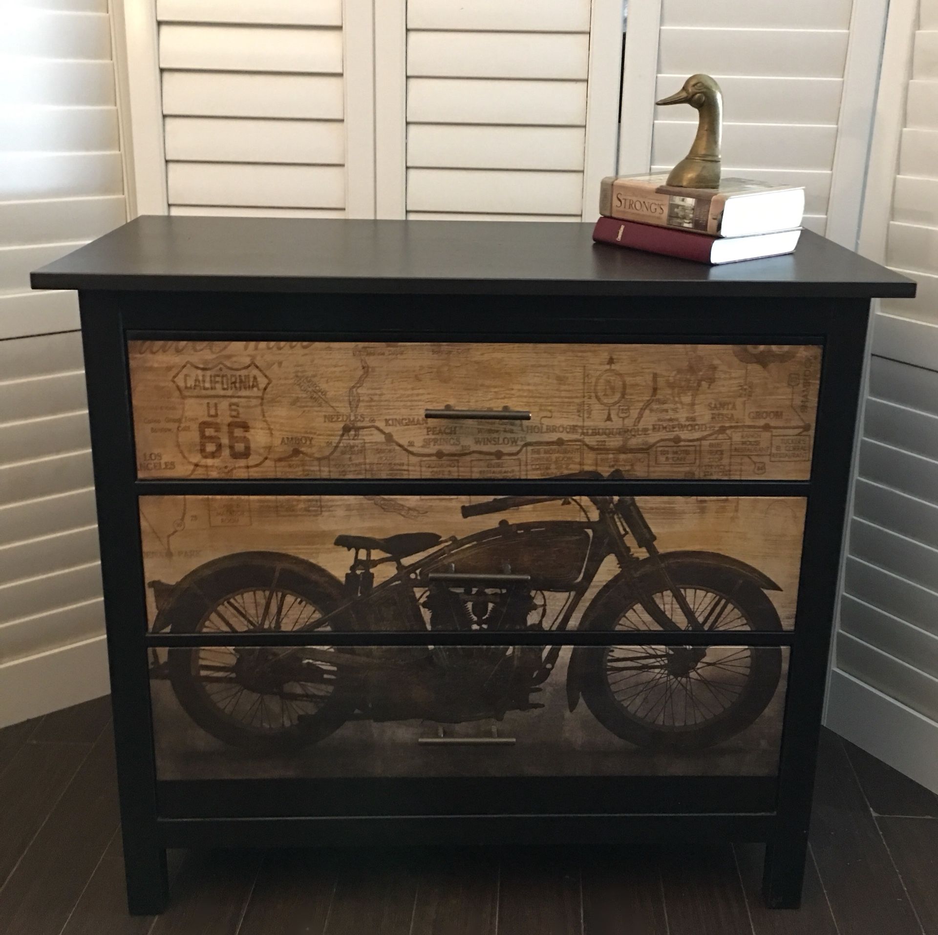 Motorcycle Dresser Drawer Harley Davidson