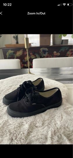 Vans black shoes sz 2.5 youth