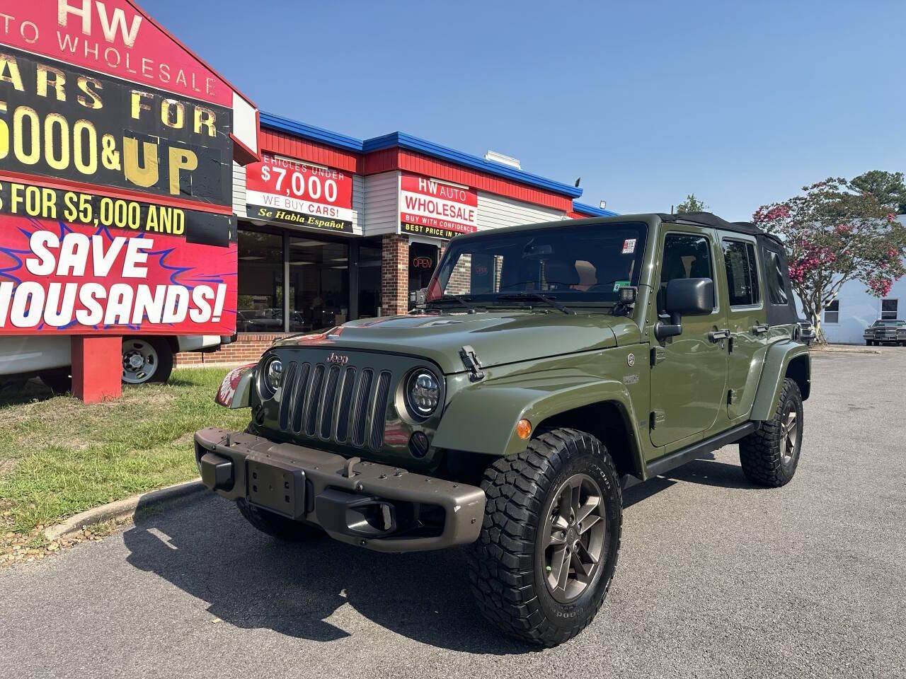 2016 Jeep Wrangler Unlimited