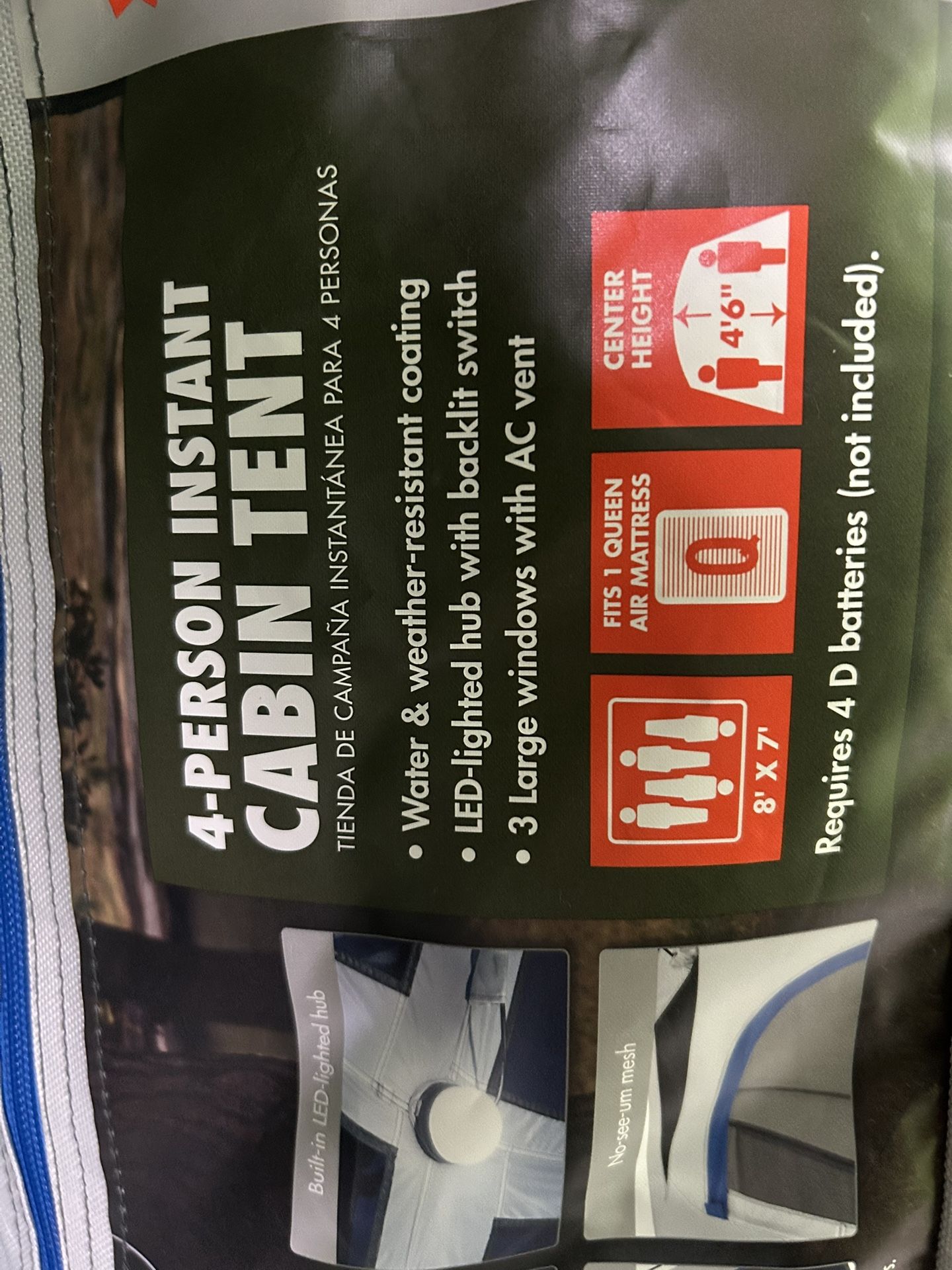 Big Cabin Tent 4-6 Person
