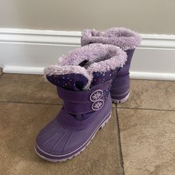 Girl Purple Snow Boot Sz 9/10