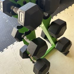 Dumbell  Stand And Dumbells  