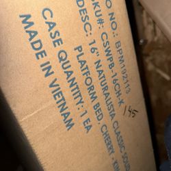 New King Size Solid Wood Platform Bed Frame 