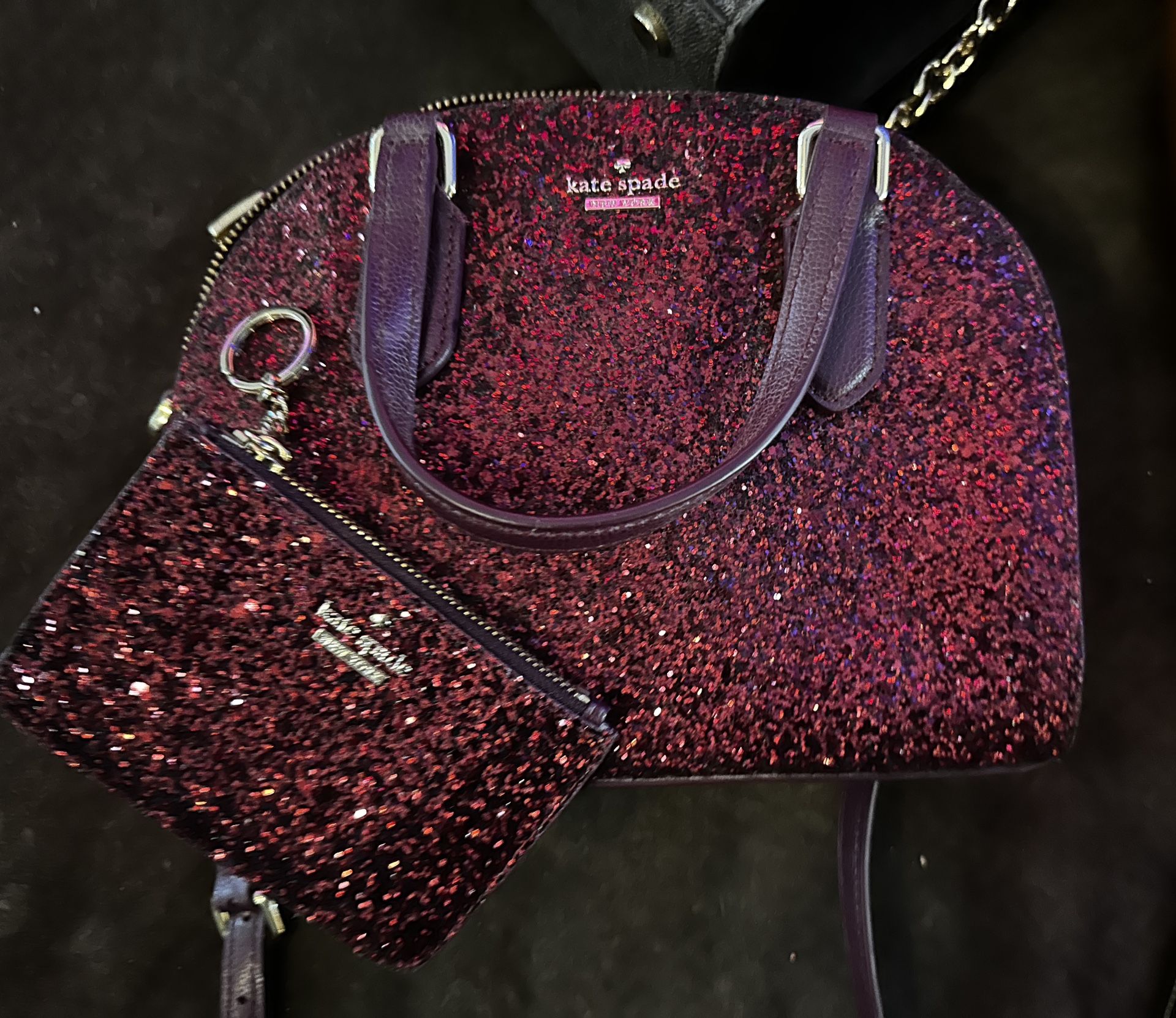Small Glittery Cross Body Kate Spade