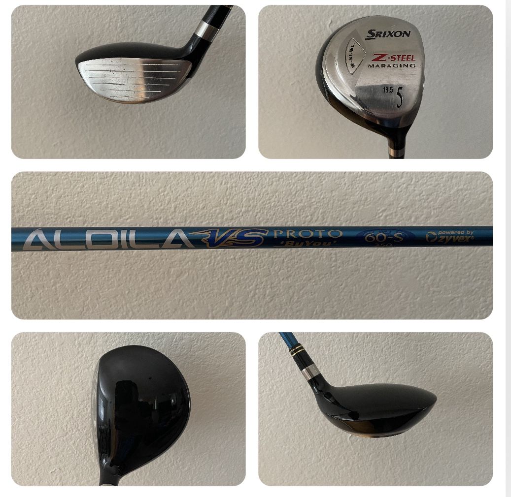 Srixon Golf Fairway 5 Wood Graphite Shaft 18.5*