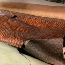 Cow leather rolls used for anytype of leather goods.