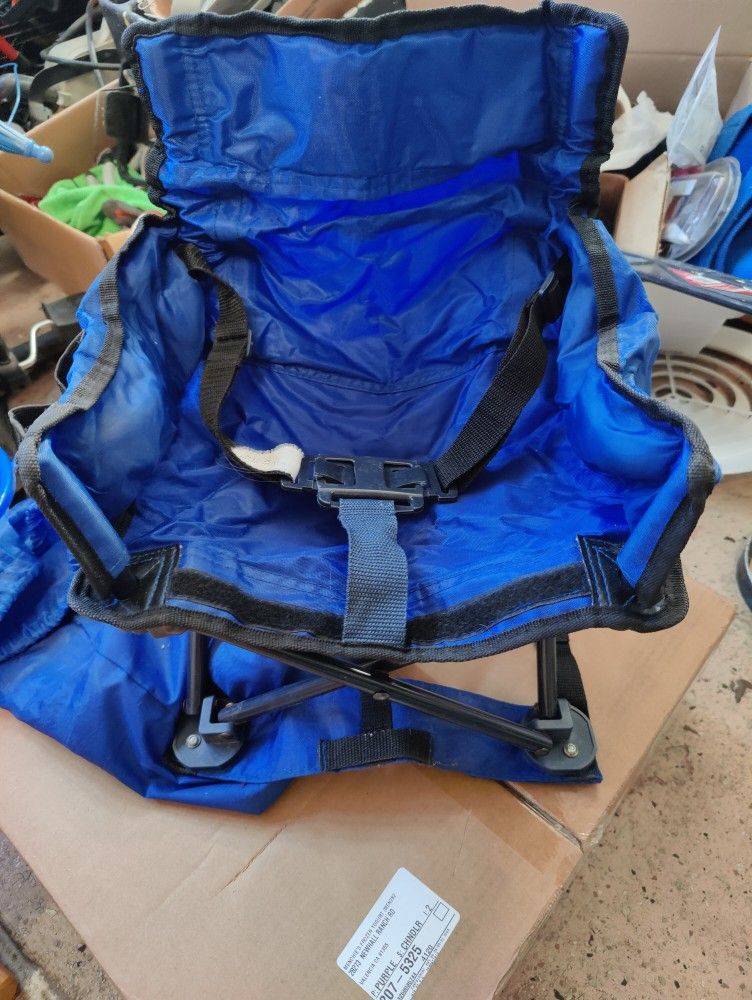 Regalo Portable Booster Activity Seat In Bag Blue