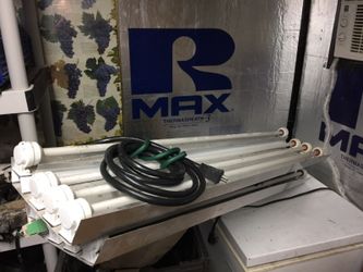 Hamilton t5 four bulb 48 inch retrofit aquarium light fixtures with ballast