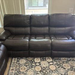 Leather Sofa Set