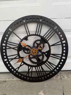 Industrial Gear Wall Clock