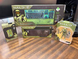 Halo Razer PC Peripheral Collection (Keyboard, Mouse, Oversized Mouse Mat)