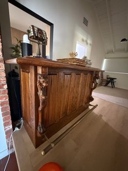Wooden bar
