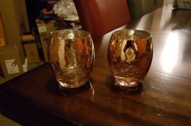 Rose Gold Votives